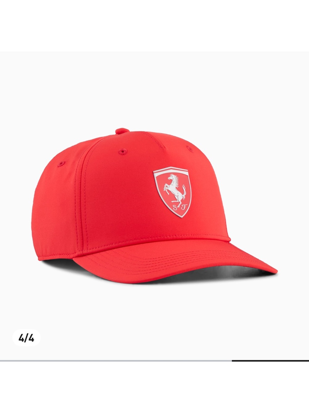 Puma Scuderia men  Ferrari Cap with White Shield Emblem